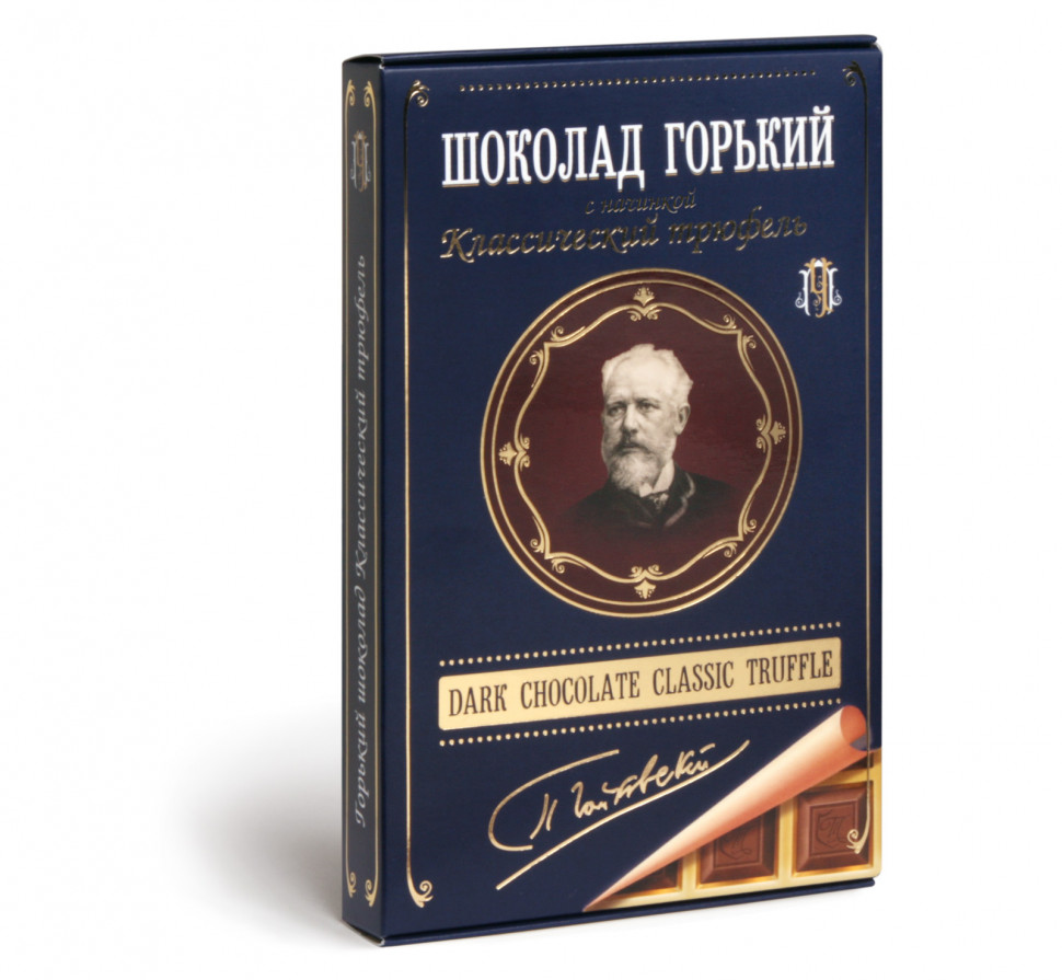  Фабрика Томер  Горький шоколад ТРЮФЕЛЬ классический (Чайковский), 112г в Ноябрьске