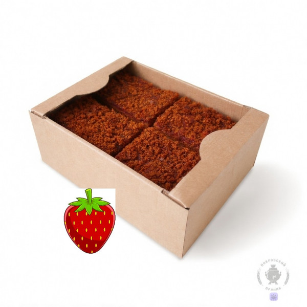 №3 Пряник 1кг с фруктовой начинкой Клубника в Ноябрьске