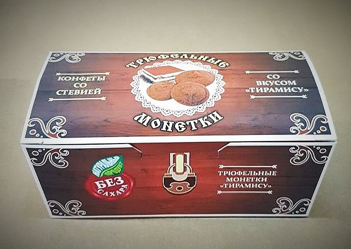  Трюфельные монетки вкус "Тирамису" 170г в Ноябрьске