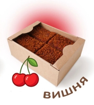 №1 Пряник 1кг с фруктовой начинкой Вишня в Ноябрьске