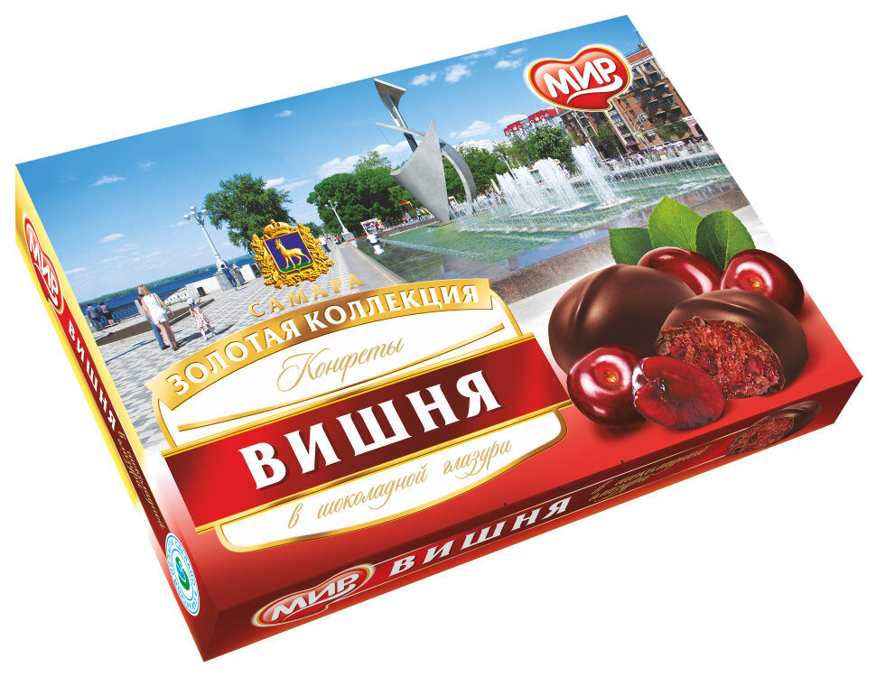  КФ МИР Вишня в шоколадной глазури 160г в Ноябрьске